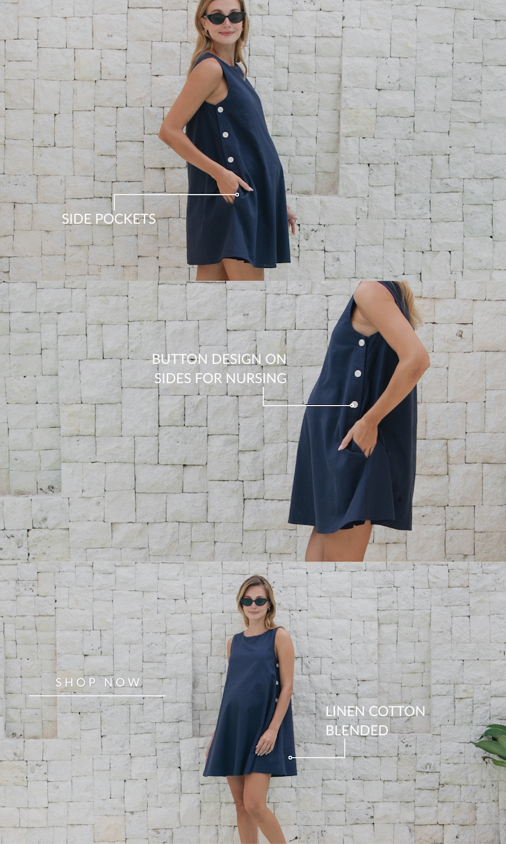 Maeve Linen Feeding Dress