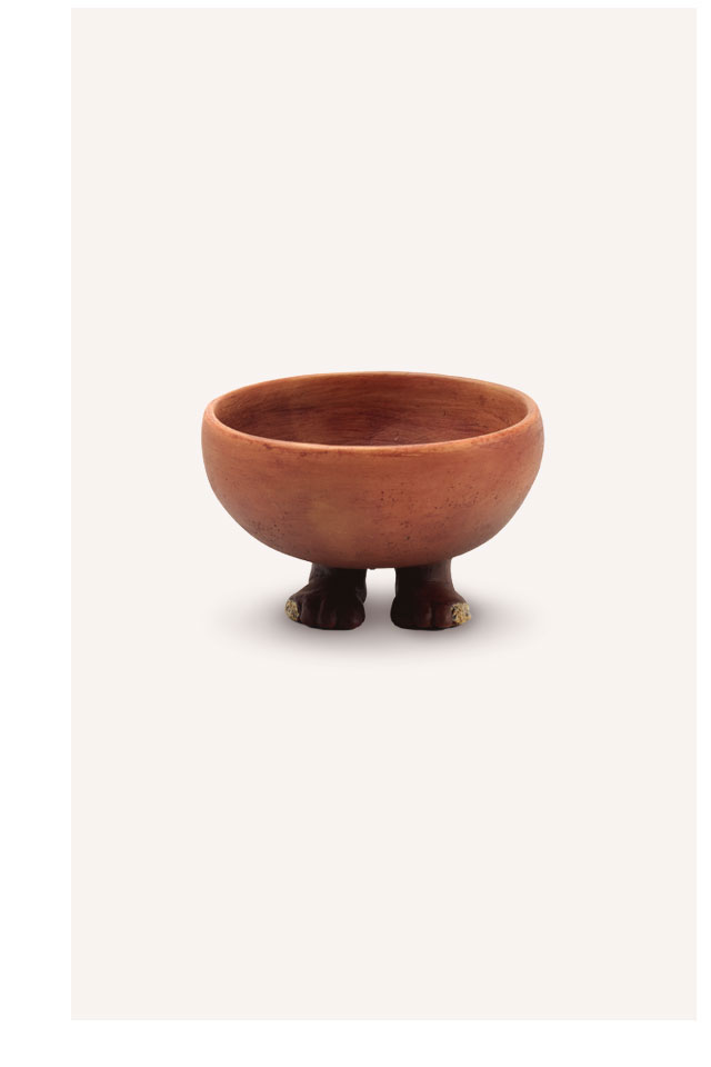 Footed Bowl Mini Sculpture