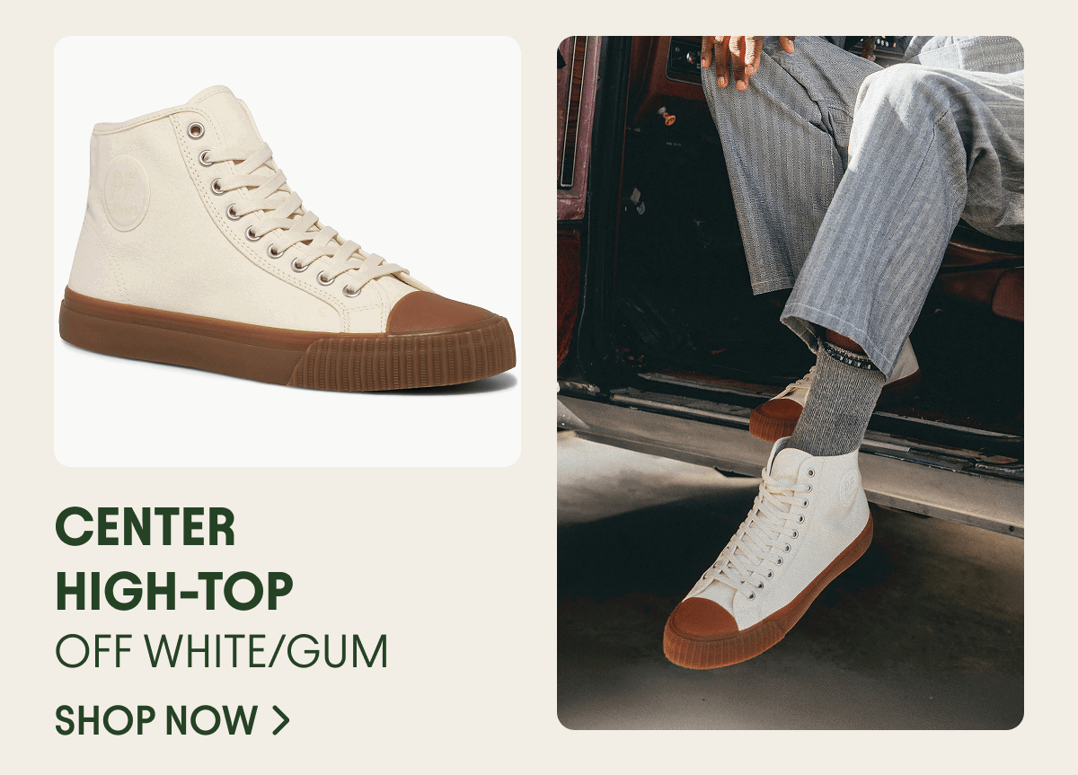 Center High-Top | Off White/Gum