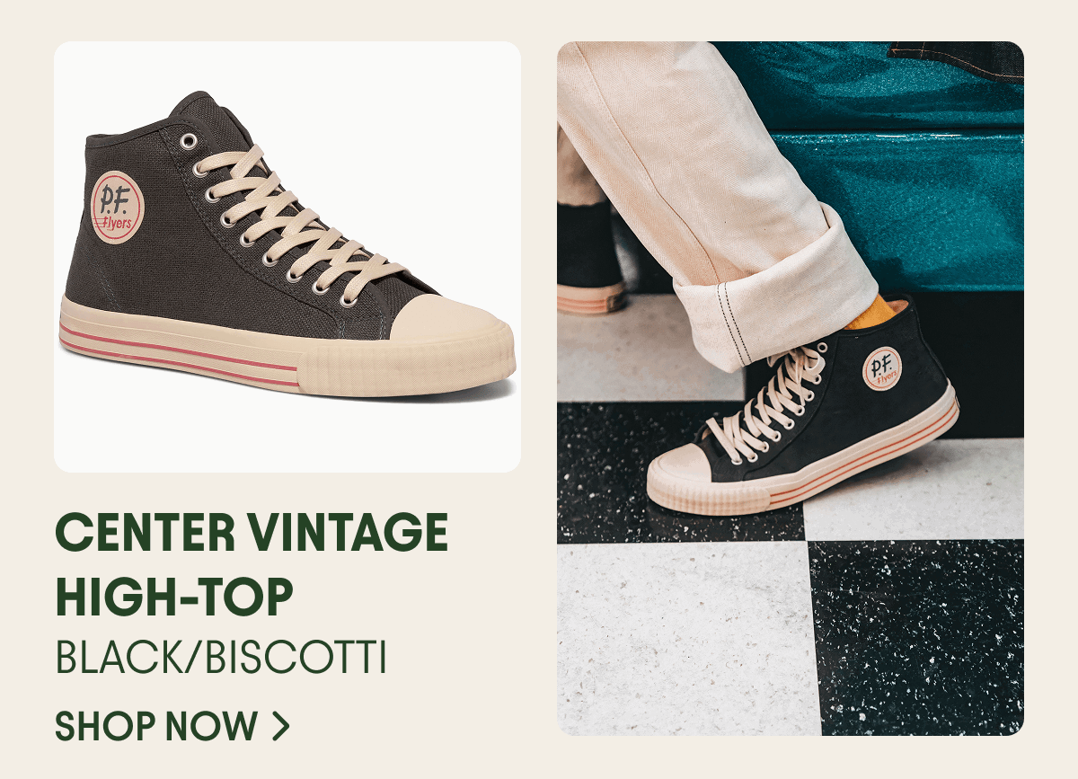 Center Vintage High-Top | Black/Biscotti