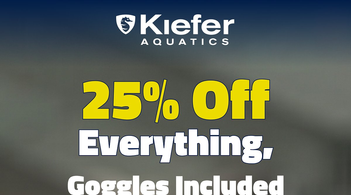 25% Off Everything, Goggles Included