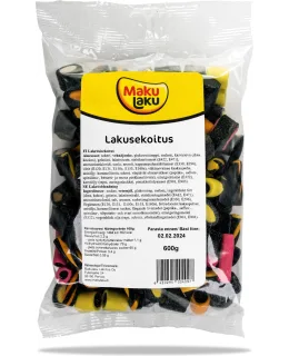 Makulaku 600 g lakritsisekoituspussi