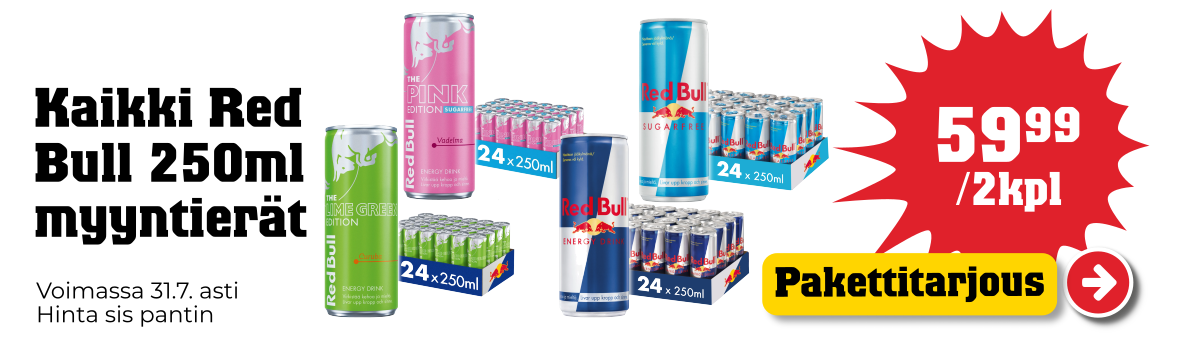  redbull tarjous