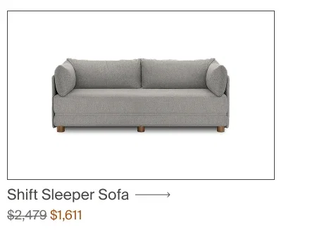 sleeper sofa
