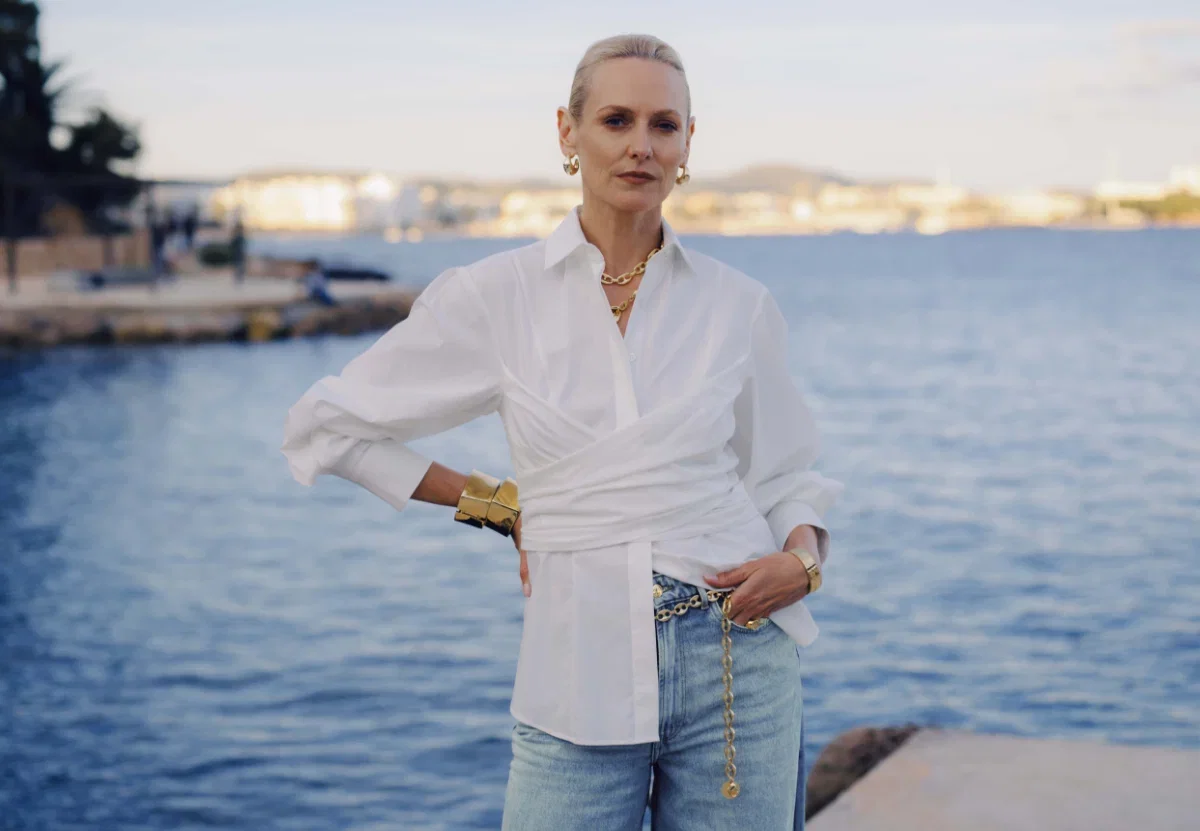 JV-LUANN fitted blouse - off white
