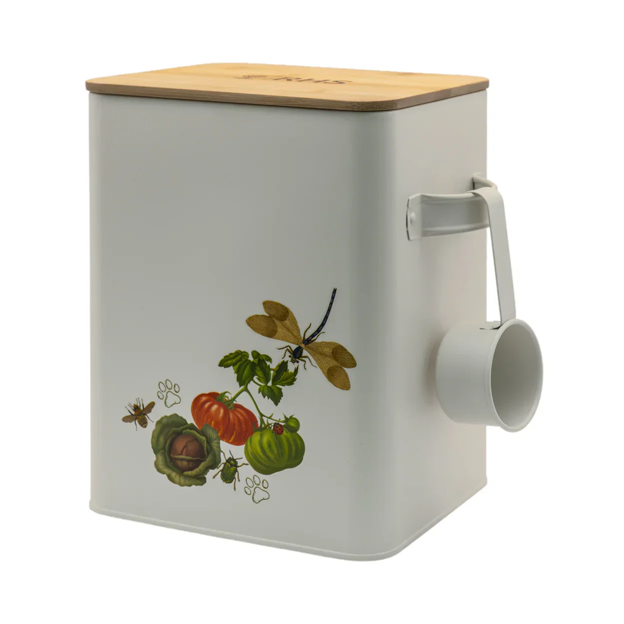 Image of RHS Pets in the Garden<br>Food Storage Tin & Scoop