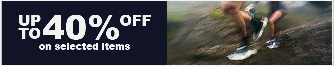 Trail Run up to 40% off selected items