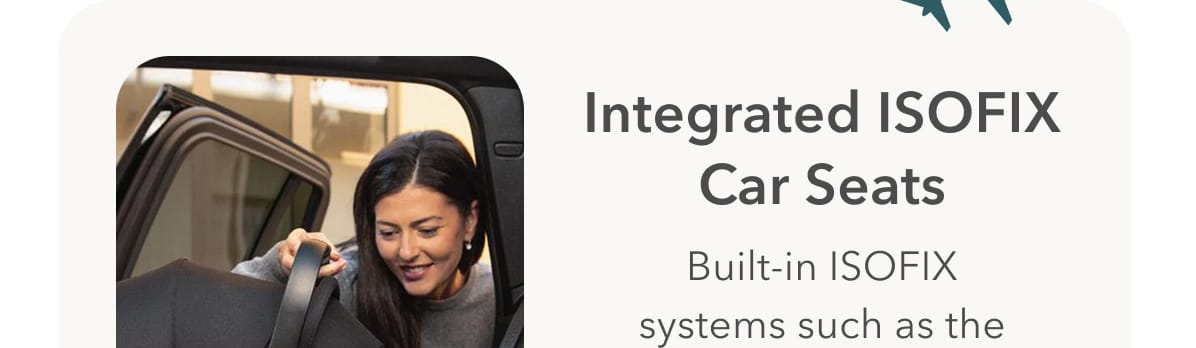 Integrated ISOFIX Car Seats 