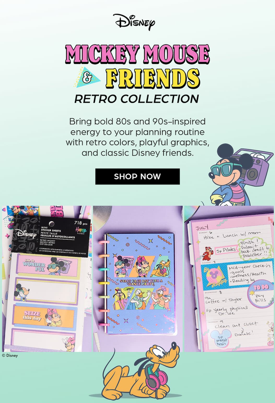 Disney Mickey Mouse & Friends Retro Collection