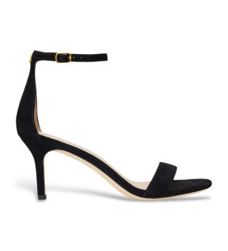 Sandalias de tacón de piel Allie negro