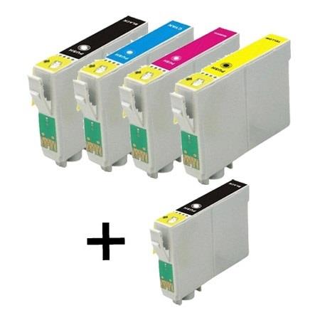Image of 999inks Compatible Multipack Epson T0711 1 Full Set + 1 FREE Black Inkjet Printer Cartridges