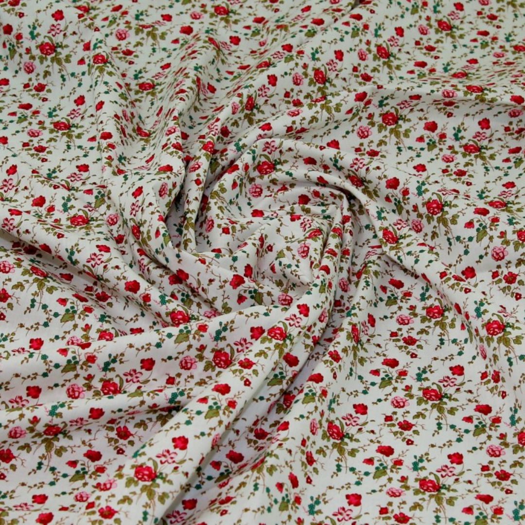 Deadstock 100% Cotton Poplin Fabric Pink