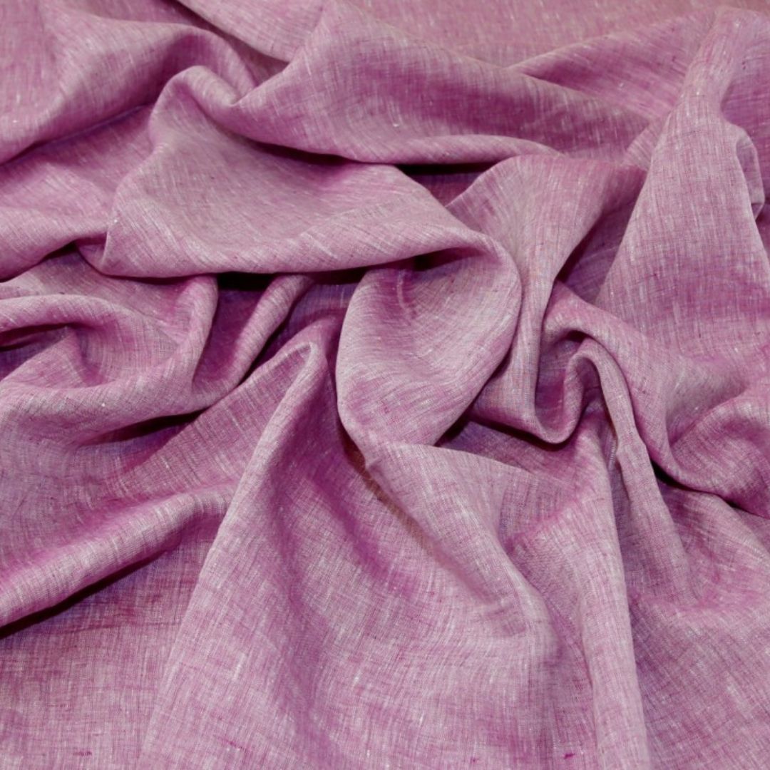 Deadstock Orleans 100% Linen Fabric Orchid