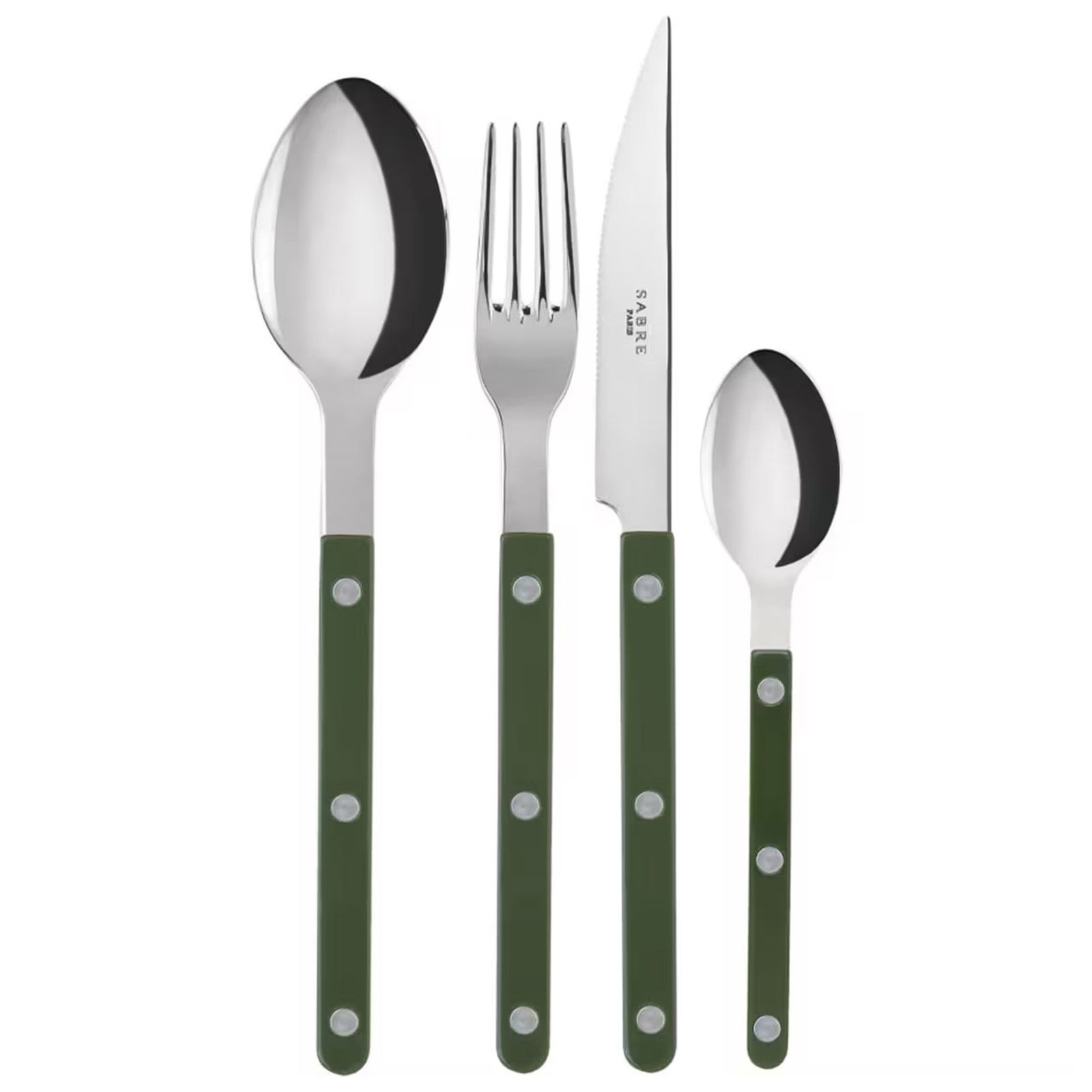 Sabre paris Sabre Bistrot Solid bestickset 16 delar, grön