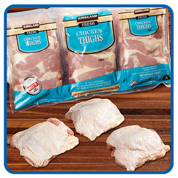 Kirkland Signature Fresh Chicken Thighs