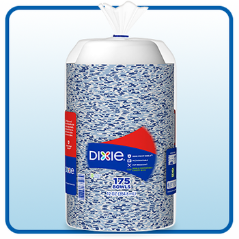 Dixie 12 oz Paper Bowl, 175-Count