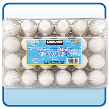 Kirkland Signature Cage Free Eggs, Large, 2 OR 5 Dozen