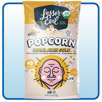 Lesser Evil Himalayan Gold Popcorn, 14 oz