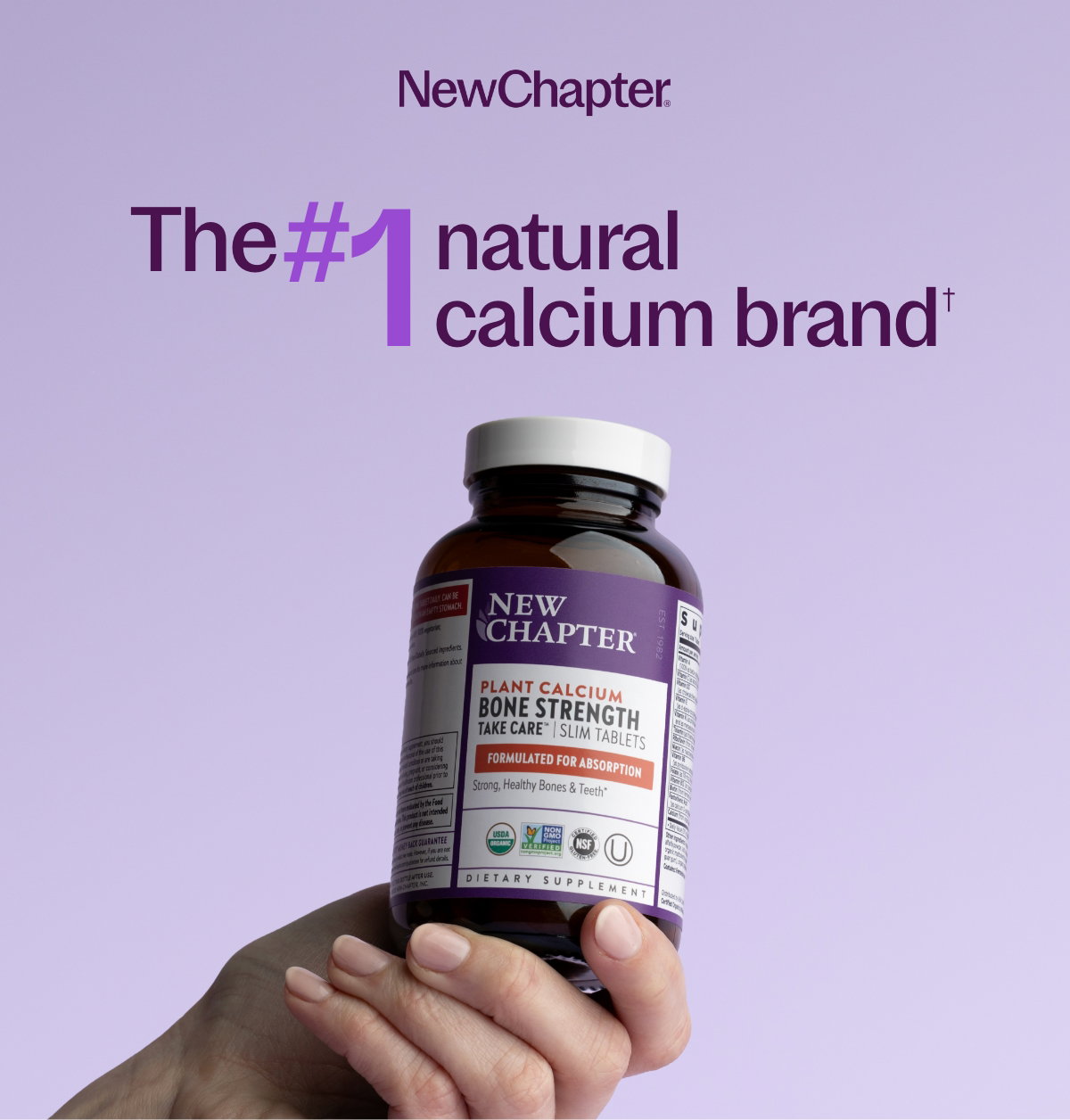 The #1 natural calcium brand†