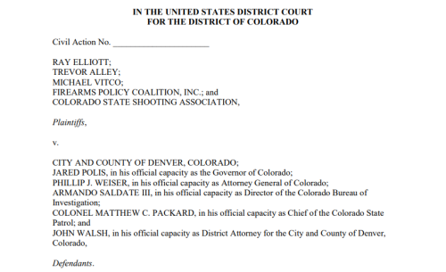 Elliott v. Denver Lawsuit