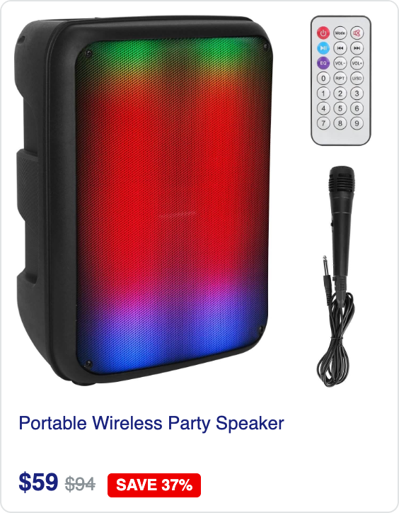 Portable Wireless Party Speaker
