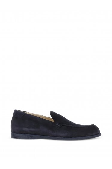 Branded Loafers Navy
