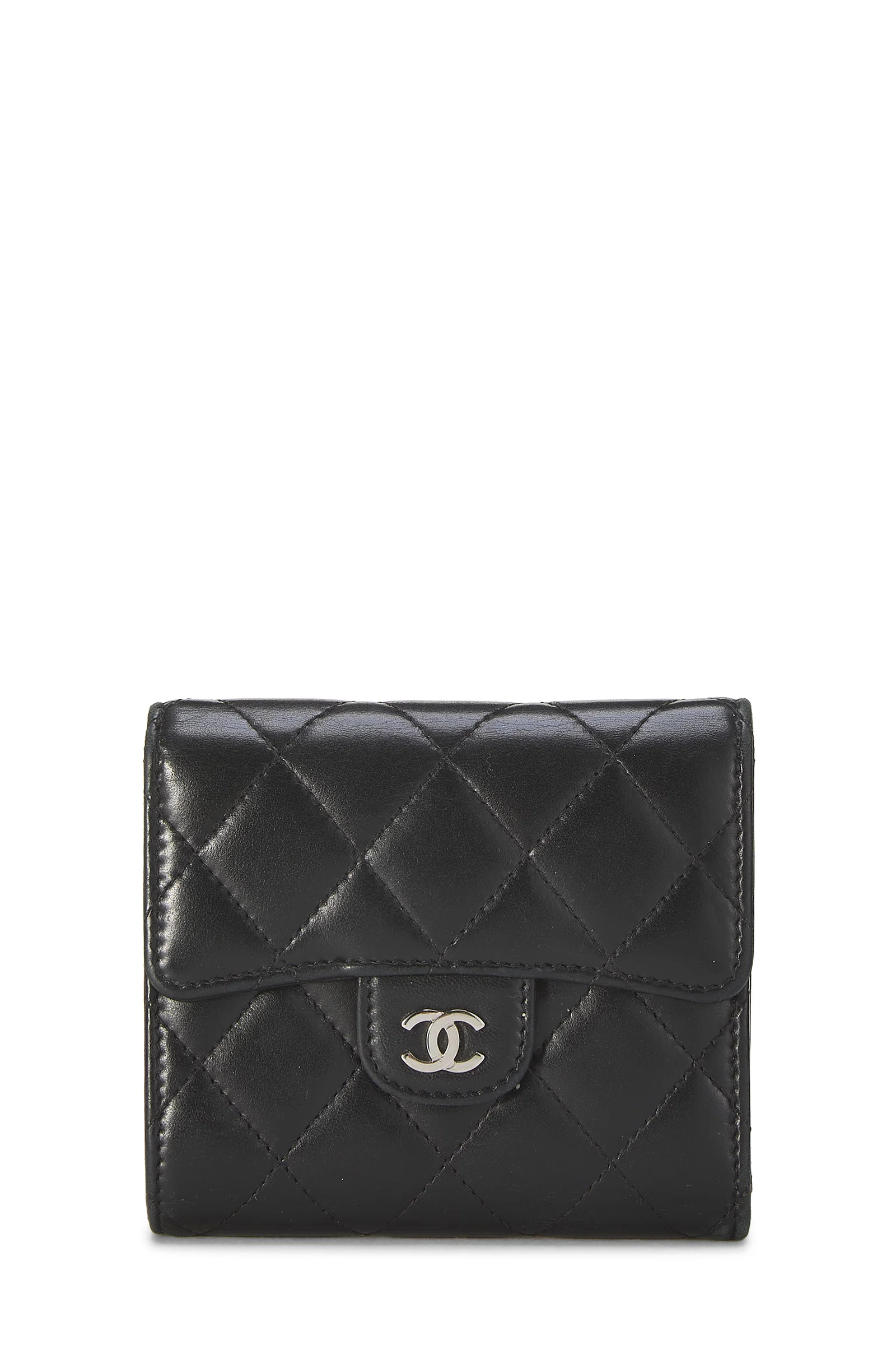 Black Lambskin Classic Flap...