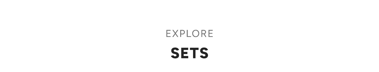 Explore Sets