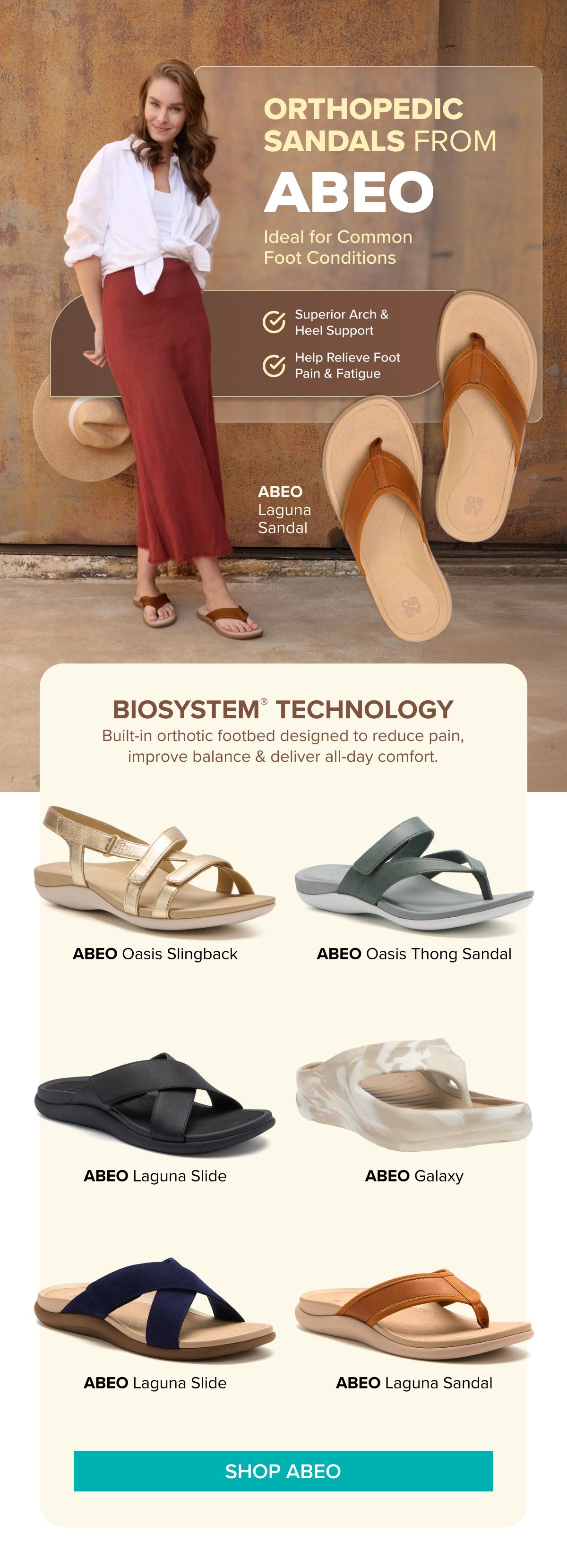 Orthopedic Sandals from ABEO