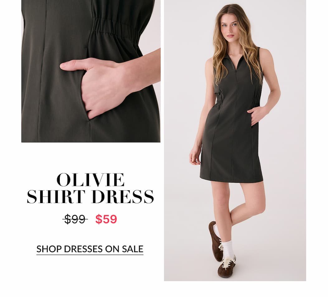 Olivie Shirt Dress