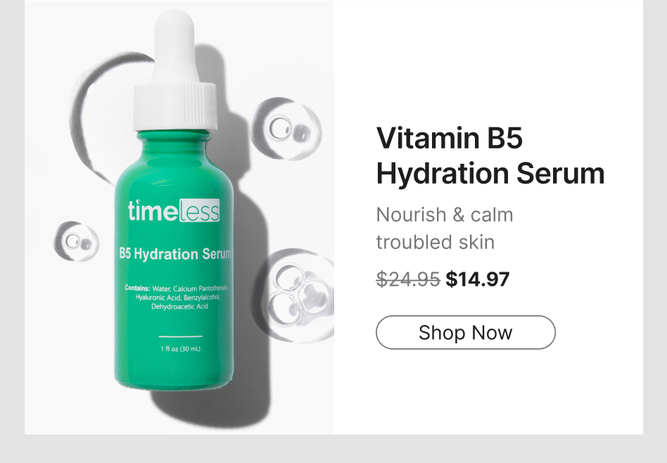 vitamin B5 serum nourish & calm troubled skin