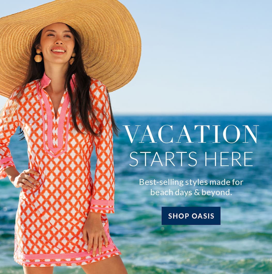 Shop our best-selling Sunset Oasis print