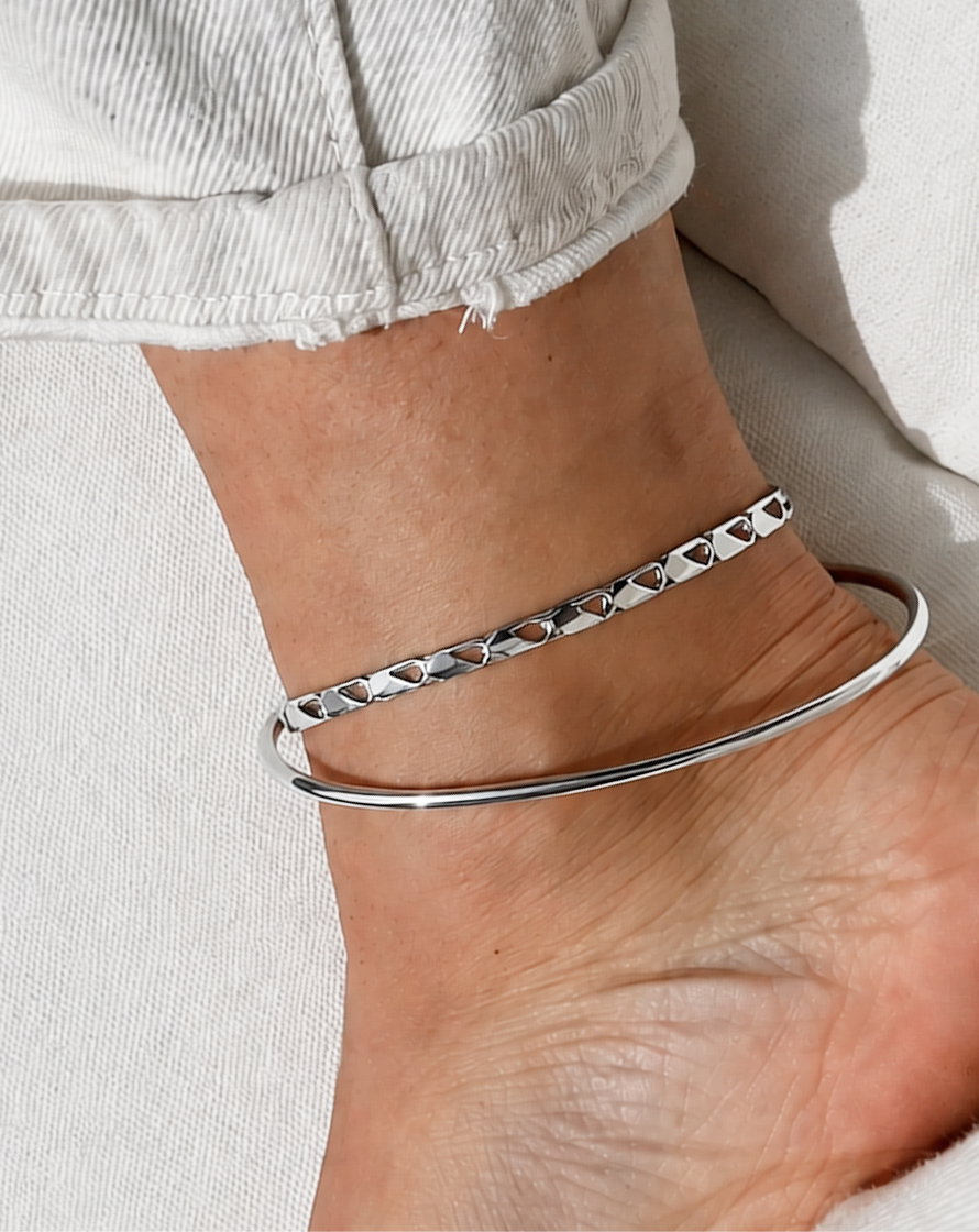 kate and dane anklet stack