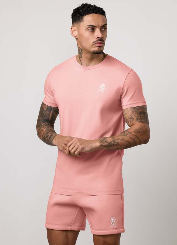 Gym King Fundamental Tee - Dusty Coral