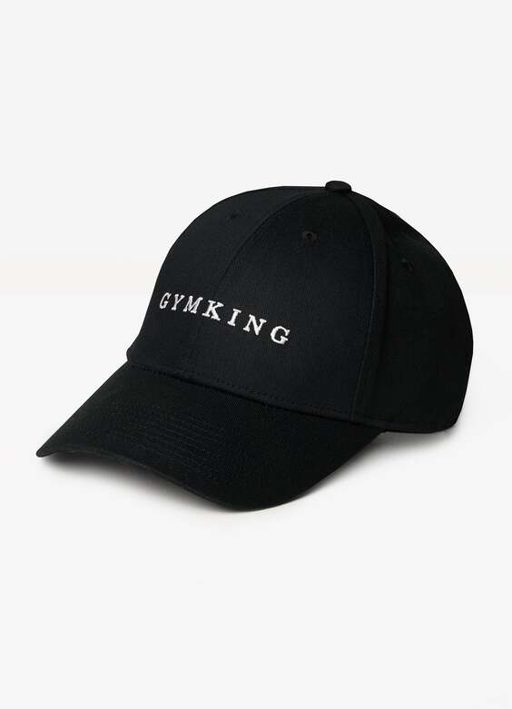 Gym King Linear Pitcher Cap - Black
