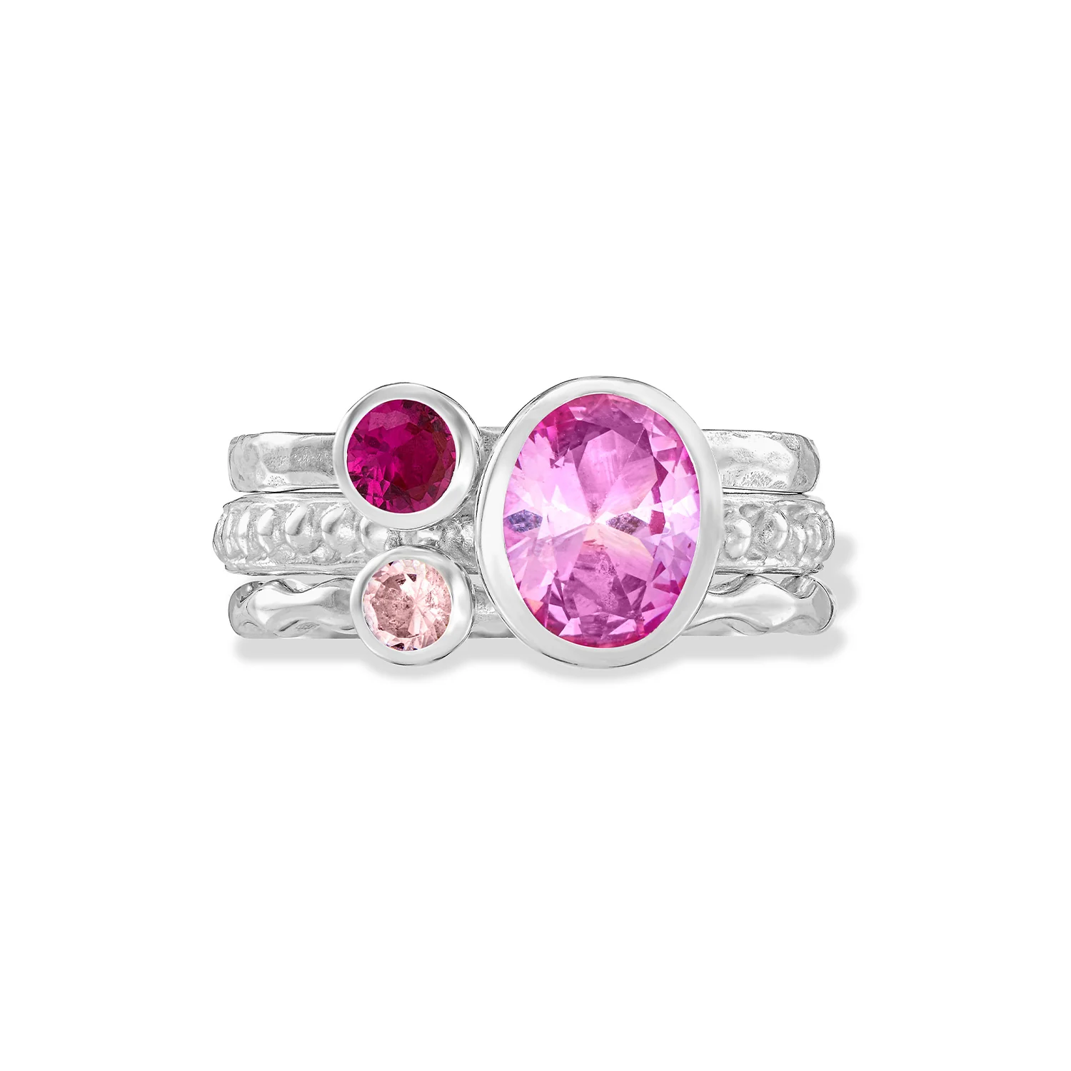 Image of Blush Twinkle™ Stacking Rings
