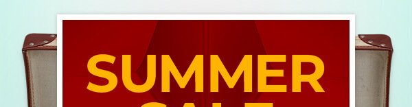 Summer Sale That's your suitcase sorted