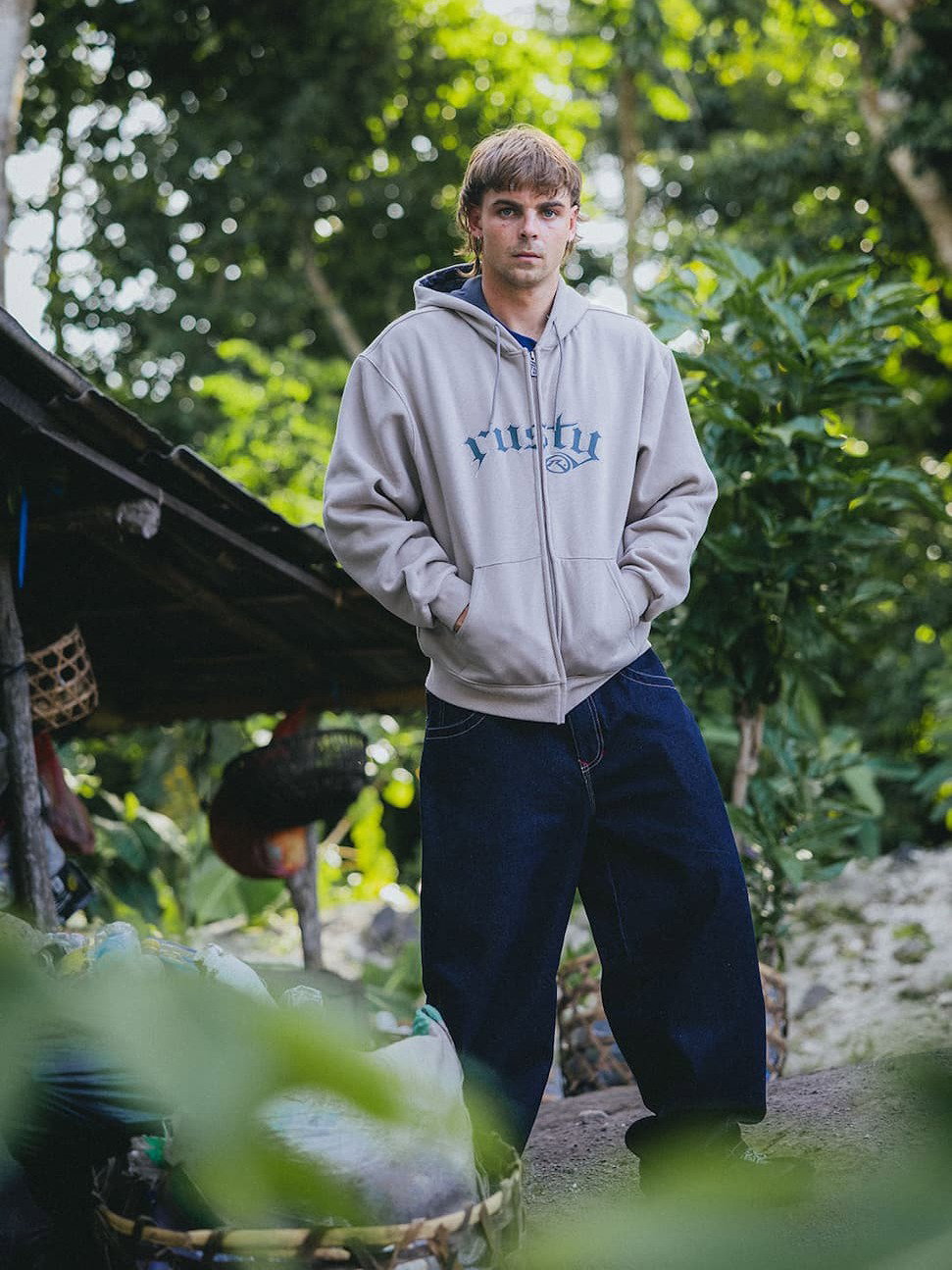 Monty Zip Through Fleece Hoodie