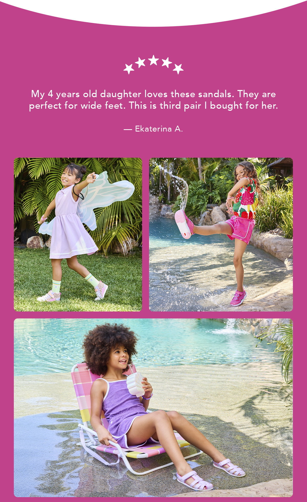 Perfect for wide feet.