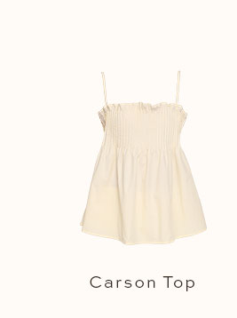 Carson Pleated Top - Butter Yellow