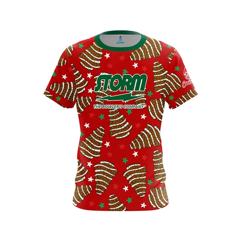 Image of Chocolate Mini Deborah Trees CoolWick Bowling Jersey - Storm Bowling