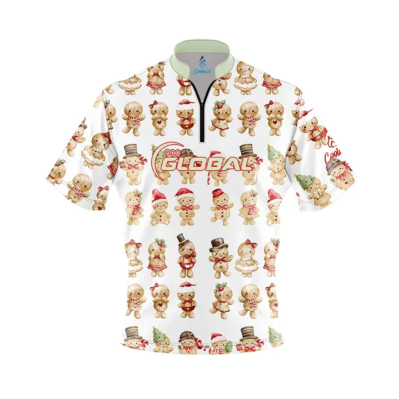 Image of Gingerbread Cookies Fast Track CoolWick Bowling Jersey - 900 Global