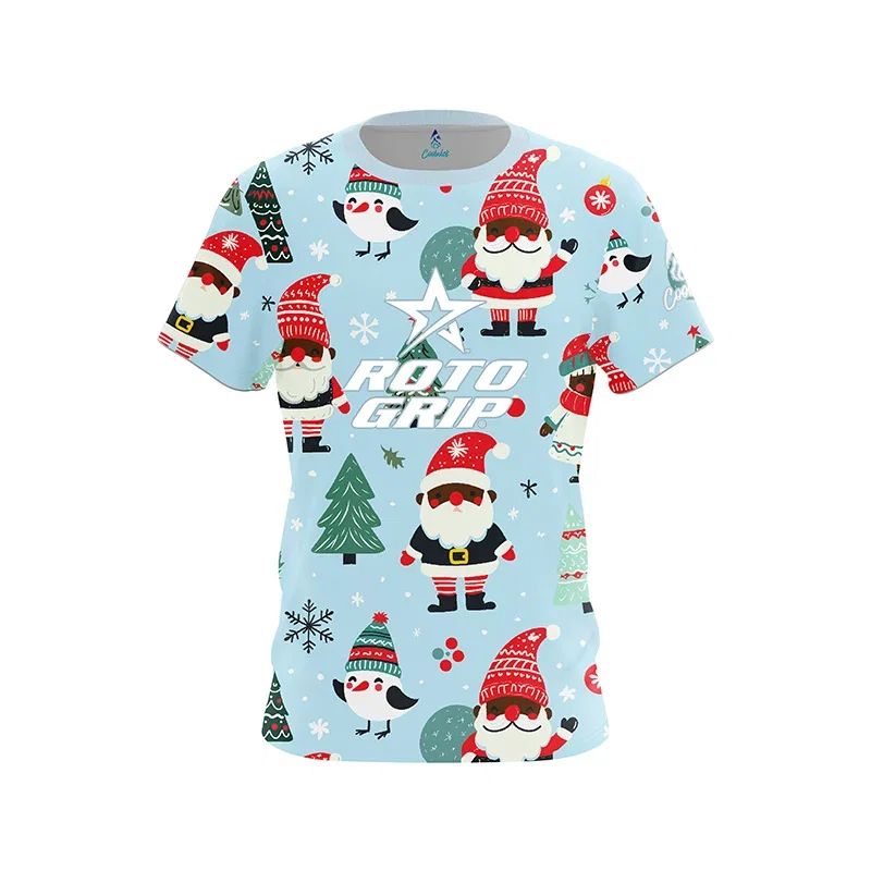 Image of Winter Snow Day CoolWick Bowling Jersey - Roto Grip
