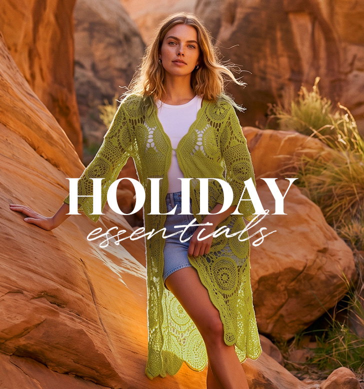 Crochet Longline Knit Cardigan