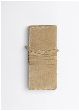 Bridle Suede Pochette Clutch