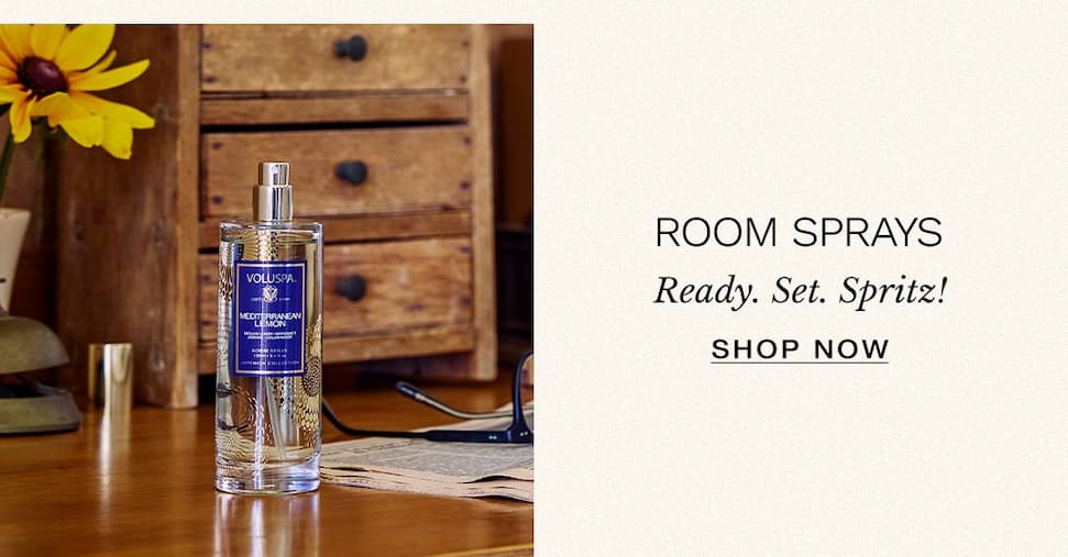 Room Sprays. Shop now.