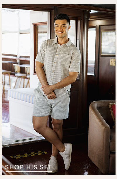 Adam Tonal Stretch Seersucker Button Down Shirt