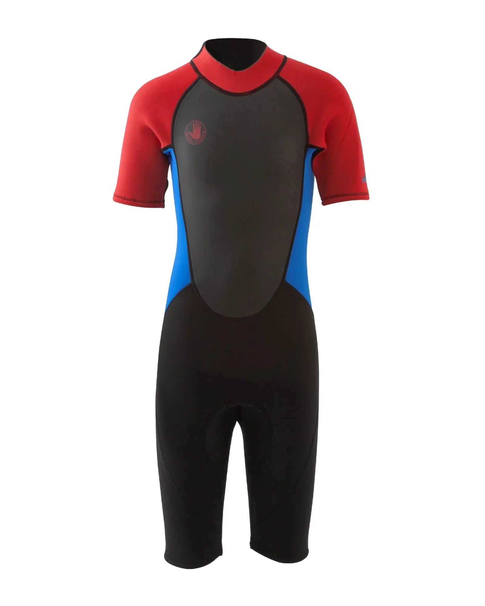 Image of Junior Pro 3 Back Zip Springsuit 2/1mm - Red