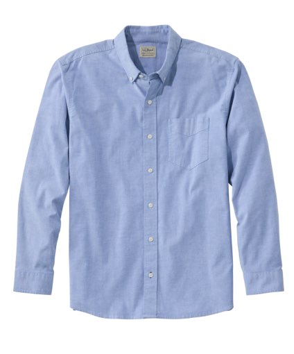 Men's Comfort Stretch Oxford Shirt, Traditional Untucked Fit