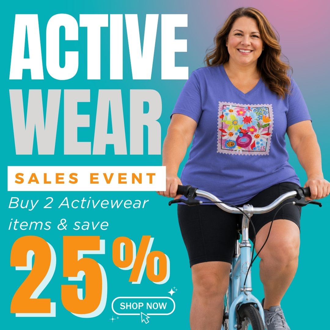 JunoActive Plus Size Women's activewear Clothing -Buy 2 Activewear items, Save 25%